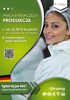 Pracownik produkcji (k/m) – bez znajomości języka – Niemcy