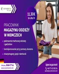  Pracownik magazynu odzieży (k/m) – Niemcy Mile widziane, pary, grupy, studenci! 