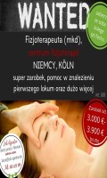 Fizjoterapeuta oferta pracy w centrum fizjoterapii w KÖLN