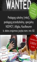 Pedagog specjalny praca w Niemczech 