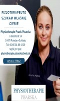 Fizjoterapeuto aplikuj na ofertę pracy w Poczdamie 