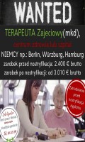 Terapeuta zajęciowy praca w Niemczech