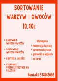 Sortowanie warzyw i owoców 10,40€