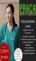 Pielęgniarka oferta pracy w szpitalu w Greifswald 