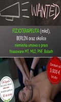 Fizjoterapeuta oferta pracy Berlin i okolice