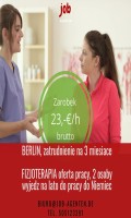 Fizjoterapeuta Berlin praca na lato