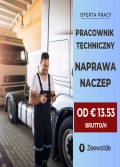  👉 Pracownik techniczny - montaż akcesorii do ciężarówek