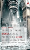 Oferta pracy operator tokarki Hanau Hesja