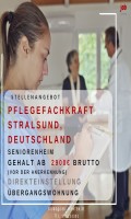 Pielęgniarka oferta pracy w Stralsund