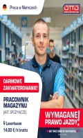 Komisjoner artykułów spożywczych 14 euro/h - DE