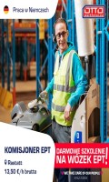  Komisjoner 13,50euro/h  + PREMIA 850 euro - DE
