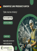 Pracownik Ds. Montażu I Demontażu Linii Produkcyjnych (k/m) – Tylko Nocne Zmiany!
