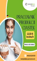 # Pracownik Produkcji (k/m) - Pakowanie Ciastek - Niemcy
