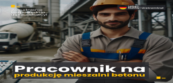 Niemcy Praca- Operator Maszyn Do Produkcji Betonu