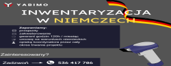 Inwentaryzacja Niemcy 2024. Pracownik Inwentaryzacji/kierowca/team Leader  