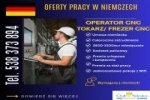Operator Cnc, Tokarz Cnc, Frezer Cnc