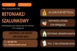 Betoniarz/ekipa/prefabrykacja/od Zaraz