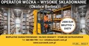 Operator Wózka Widłowego Wysoki Skład/Berlin/Bezpłatne Zakwaterowanie